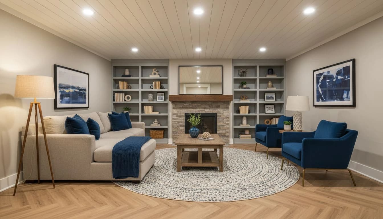 AI Basement Design: Turn Unfinished Space Into a Proper Room