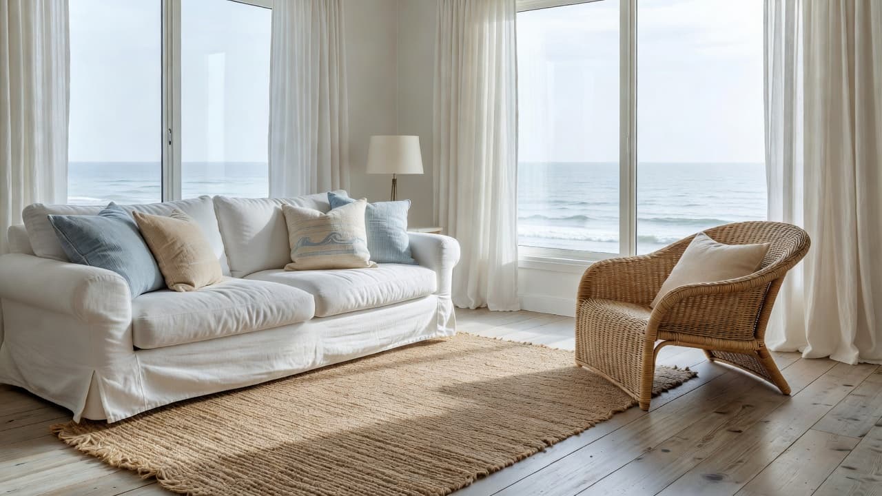AI Coastal Interior Design: Bring the Beach Home