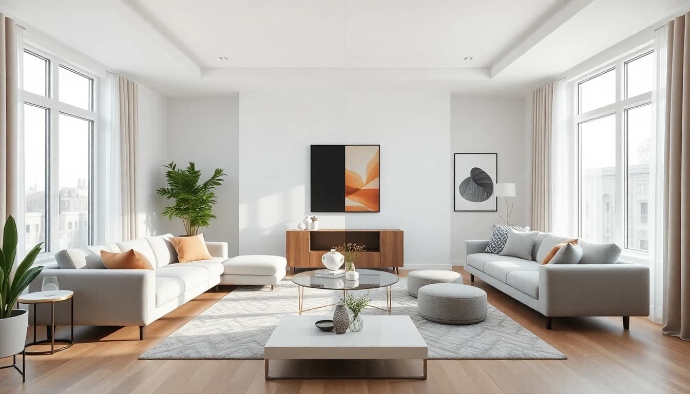 Redesign room with AI featured image showing photo-to-style living room transformation workflow