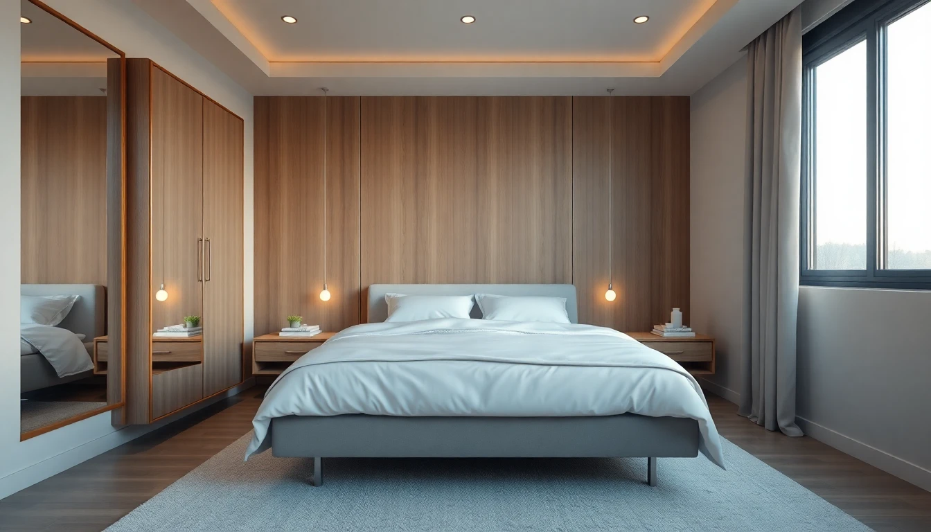 AI room layout planner small bedroom design with optimized storage and clear movement paths