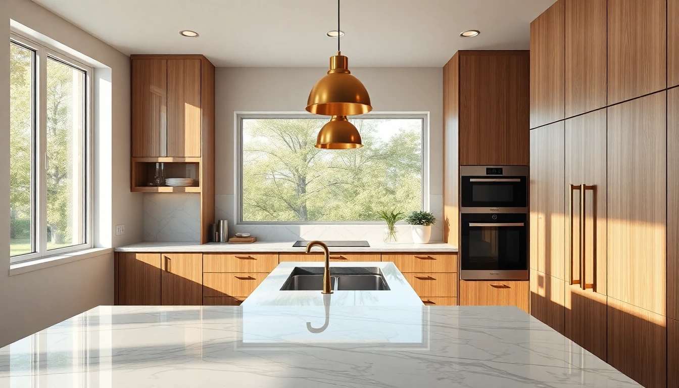 AI design generator from image producing a highly detailed photorealistic kitchen with visible textures and accurate proportions